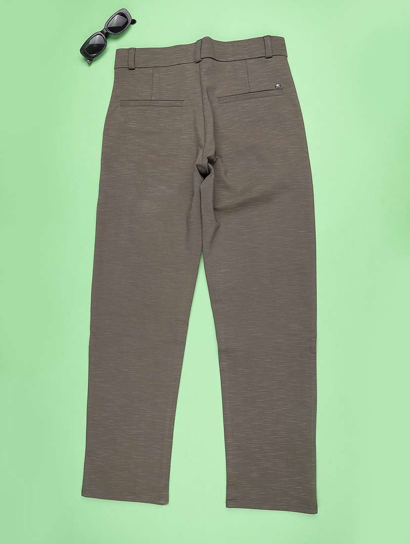 boys solid mid rise slim fit chinos - 22323653 -  Standard Image - 2