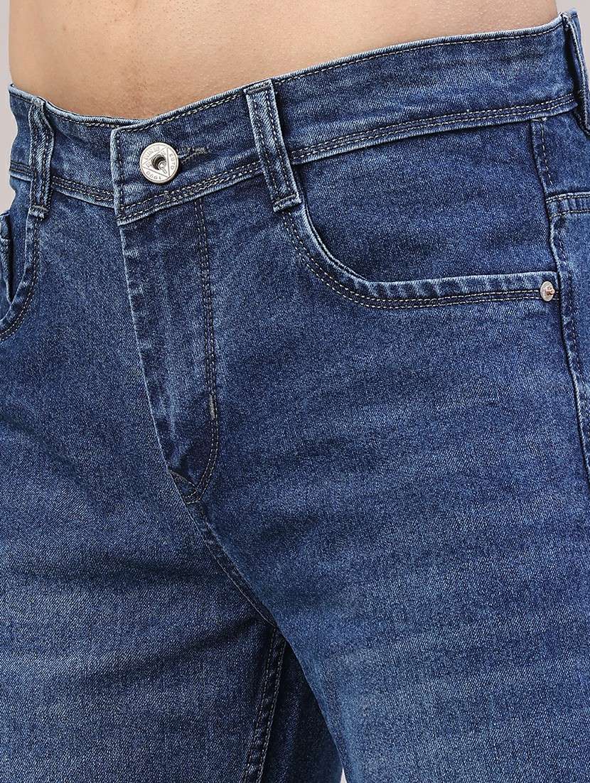 men washed mid rise full length relaxed fit jeans - 22323961 -  Standard Image - 2