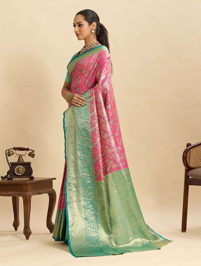 women self design banarasi saree with blouse - 22324046 -  Standard Image - 2