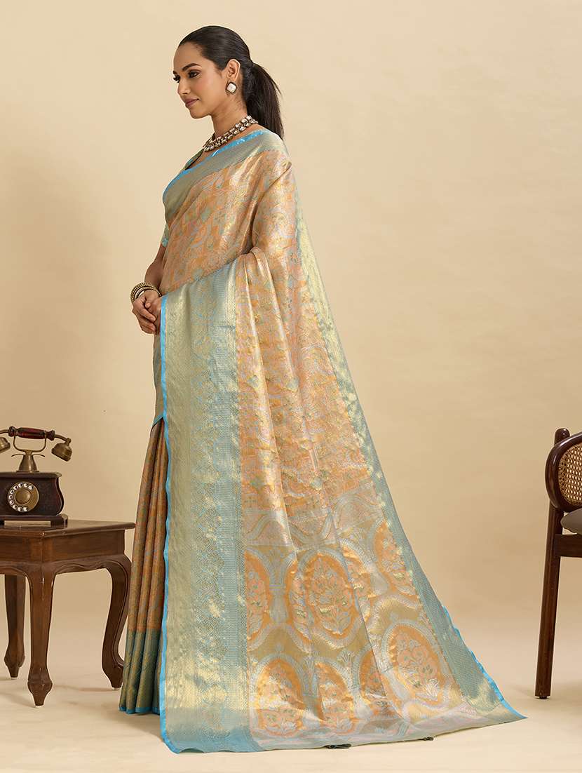 women self design banarasi saree with blouse - 22324058 -  Standard Image - 2