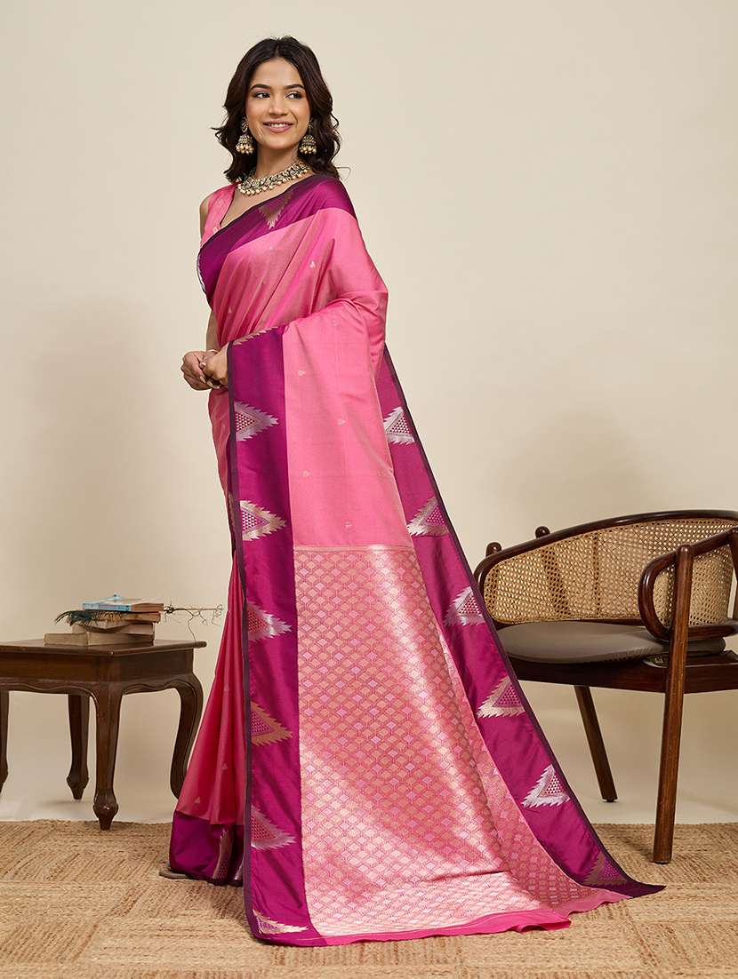 women self design banarasi saree with blouse - 22324061 -  Standard Image - 2