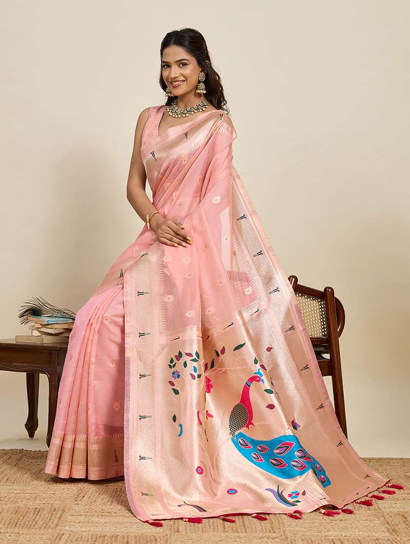 women self design paithani saree with blouse - 22324082 -  Standard Image - 2