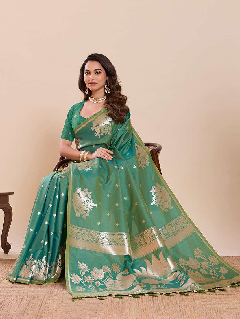 women self design paithani saree with blouse - 22324085 -  Standard Image - 2