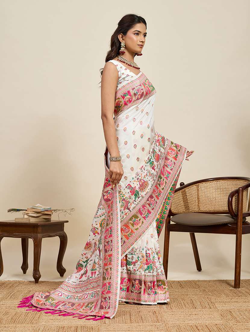 women self design banarasi saree with blouse - 22324103 -  Standard Image - 2