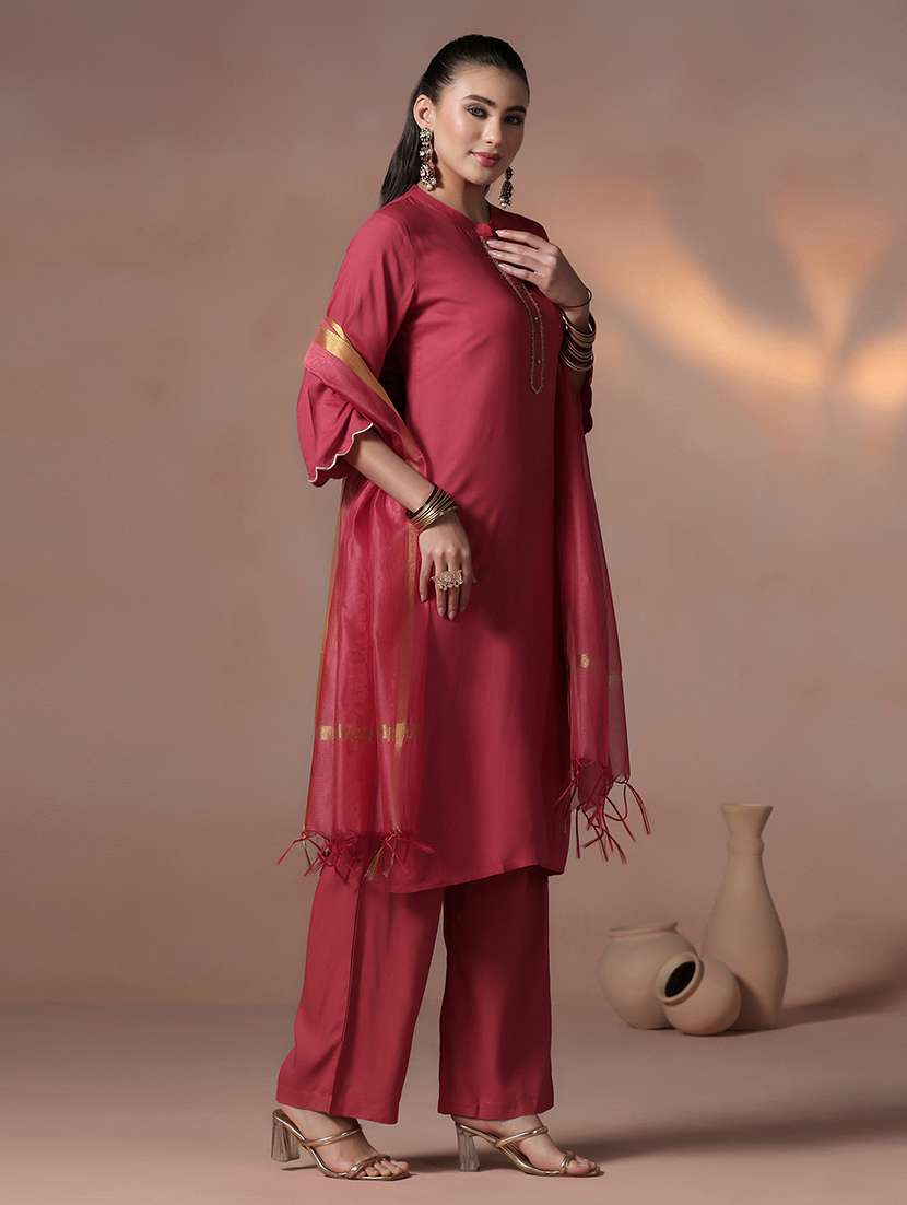 Women Pink Suit Set - 22324117 -  Standard Image - 2