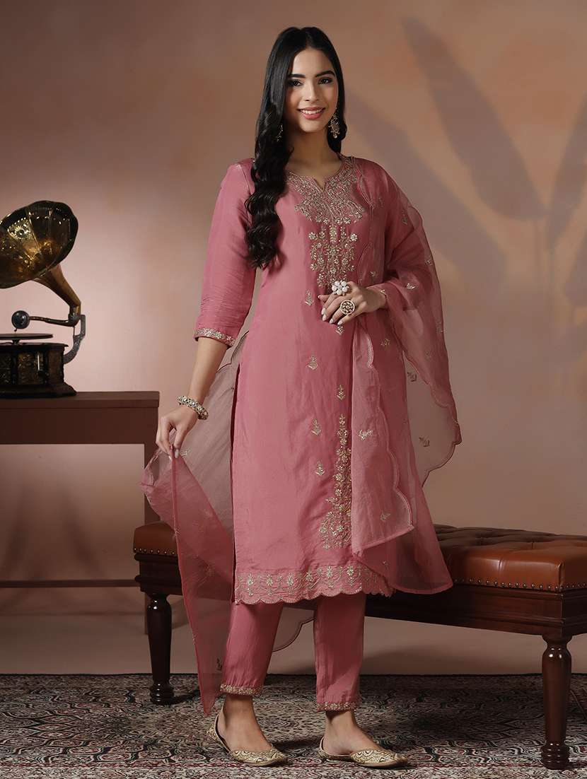 women pink suit set - 22324120 -  Standard Image - 2