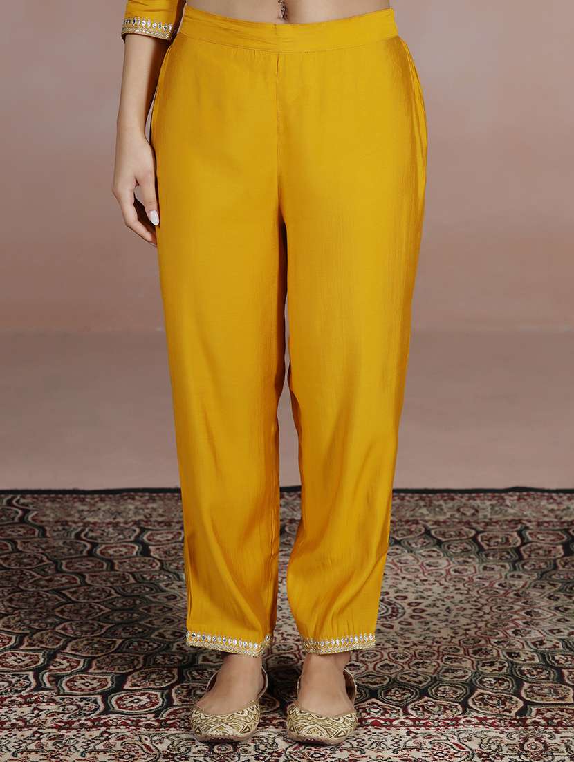 women mustard suit set - 22324121 -  Standard Image - 7