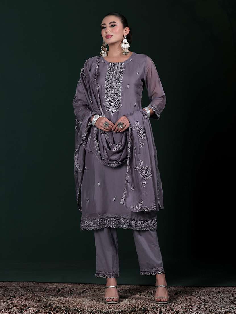 women charcoal suit set