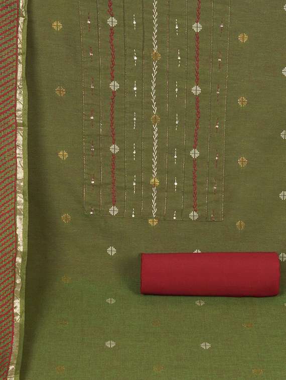 women self design unstitched suit set - 22324224 -  Standard Image - 2