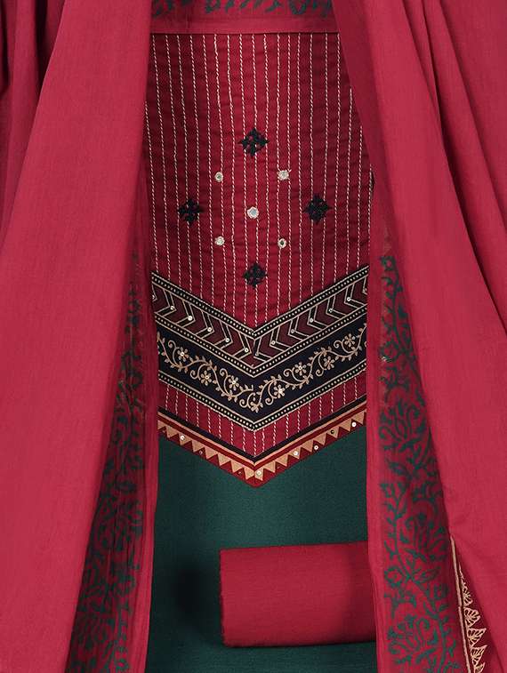 women solid unstitched suit set - 22324226 -  Standard Image - 2