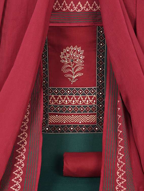 women solid unstitched suit set - 22324230 -  Standard Image - 2