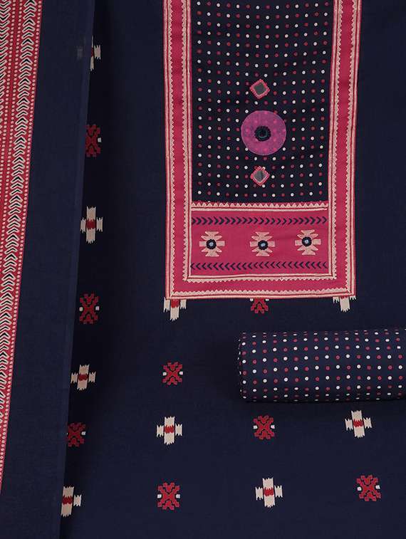 women printed unstitched suit set - 22324240 -  Standard Image - 2