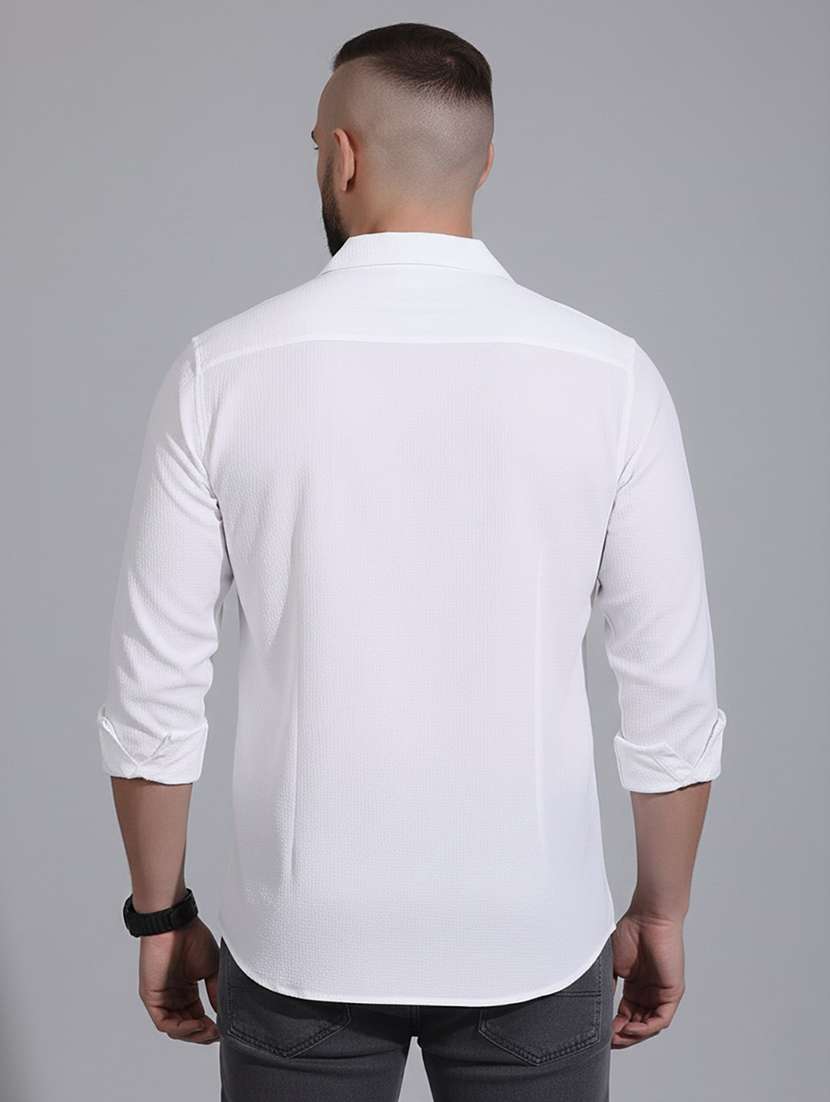 men solid long sleeve regular fit casual shirt - 22324319 -  Standard Image - 2