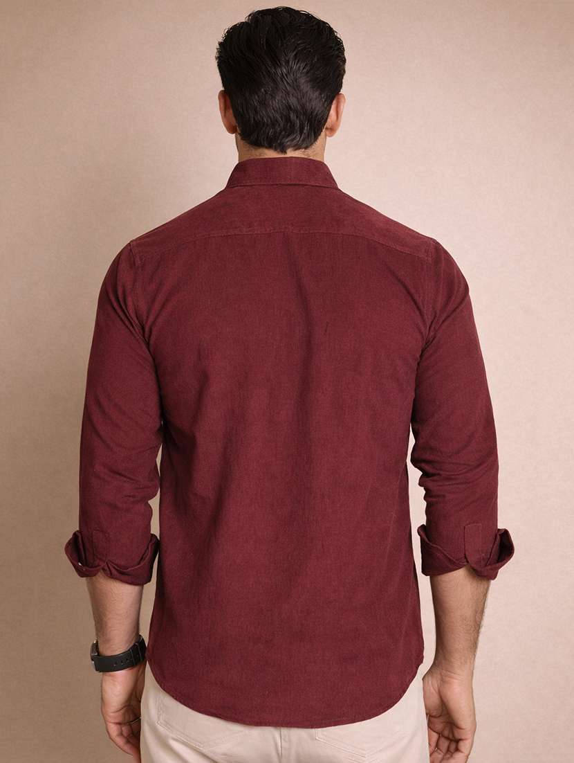 men solid long sleeve regular fit casual shirt - 22324331 -  Standard Image - 2