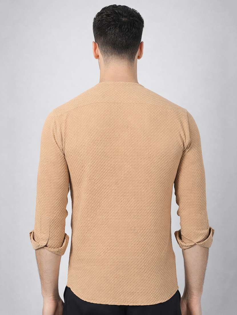 men self design long sleeve regular fit casual shirt - 22324354 -  Standard Image - 2