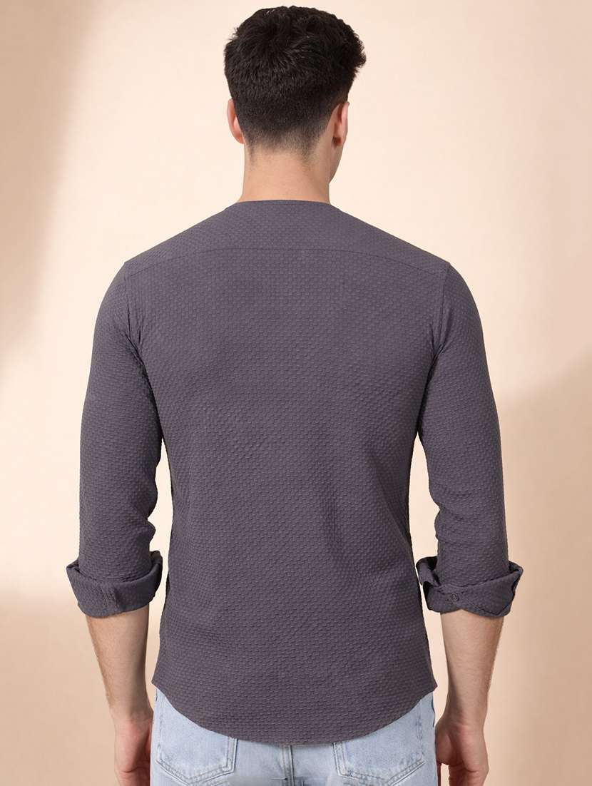 men self design long sleeve regular fit casual shirt - 22324356 -  Standard Image - 2