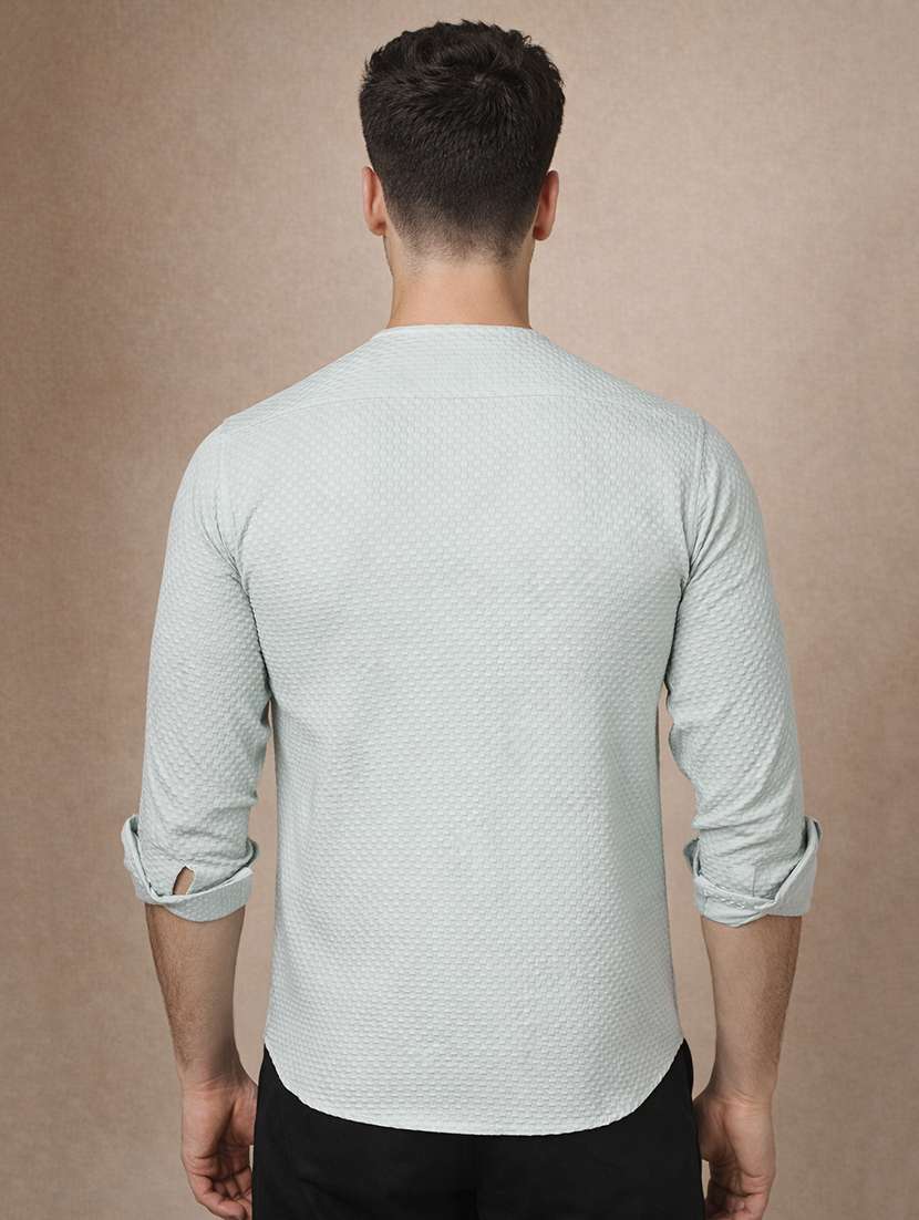 men self design long sleeve regular fit casual shirt - 22324357 -  Standard Image - 2