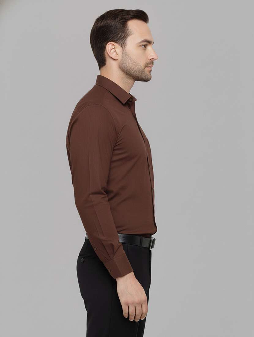 men solid long sleeve regular fit formal shirt - 22324372 -  Standard Image - 2