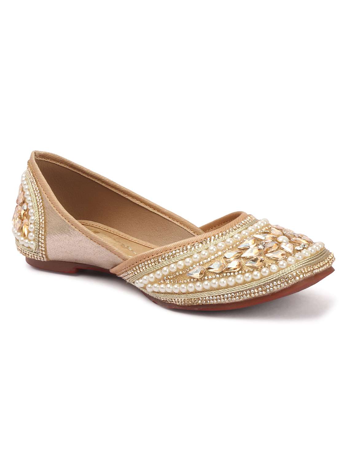 women embroidered slip on mojari - 22324426 -  Standard Image - 2