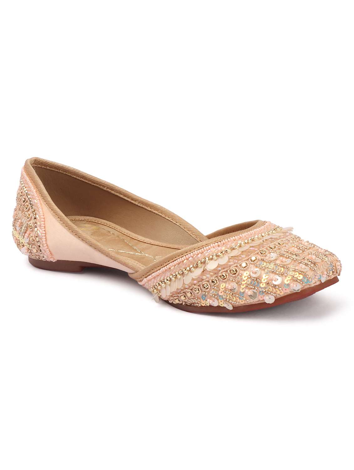 women embroidered slip on mojari - 22324428 -  Standard Image - 2