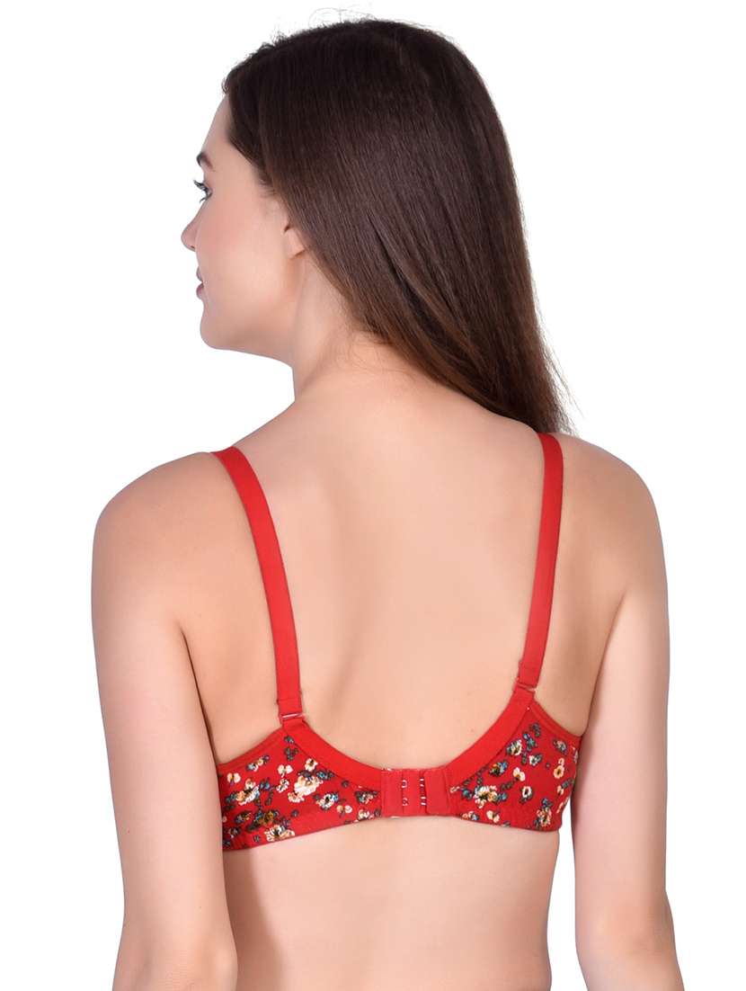 women pack of 3 printed t-shirt bra - 22324451 -  Standard Image - 2