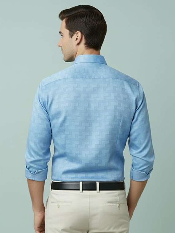 men self design long sleeve regular fit formal shirt - 22324688 -  Standard Image - 2