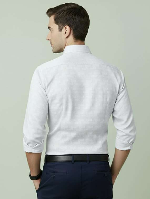 men self design long sleeve regular fit formal shirt - 22324691 -  Standard Image - 2