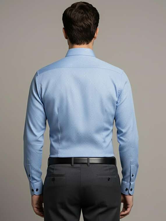 men self design long sleeve regular fit formal shirt - 22324697 -  Standard Image - 2