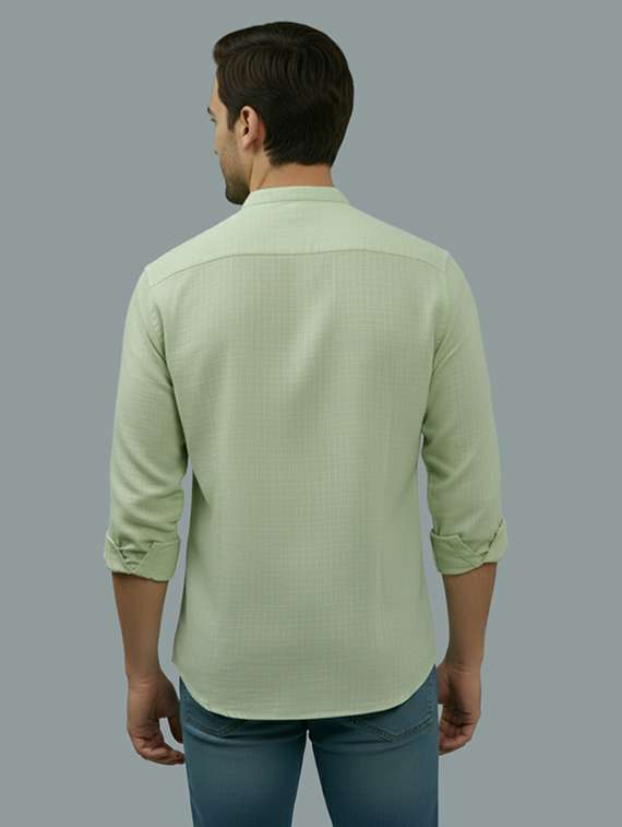 men solid long sleeve regular fit casual shirt - 22324879 -  Standard Image - 2