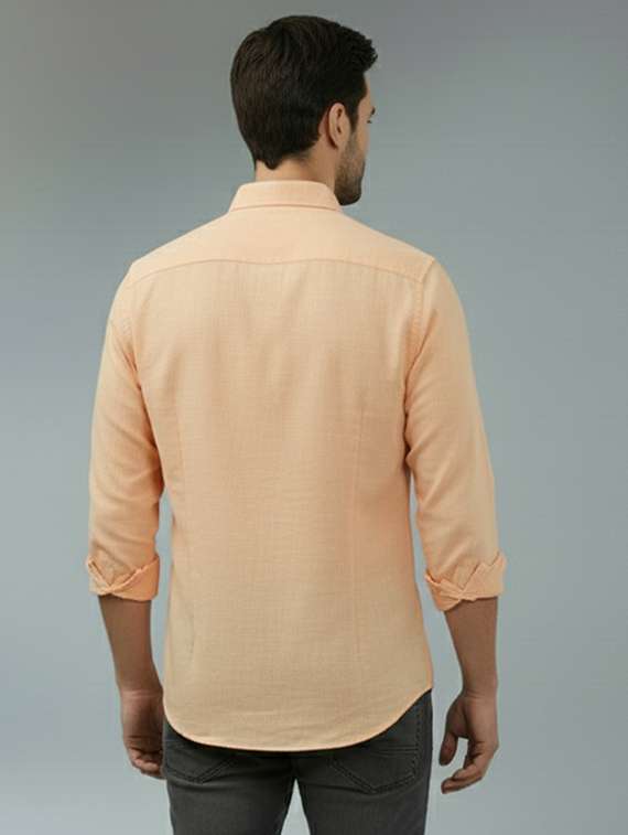 men solid long sleeve regular fit casual shirt - 22324996 -  Standard Image - 2