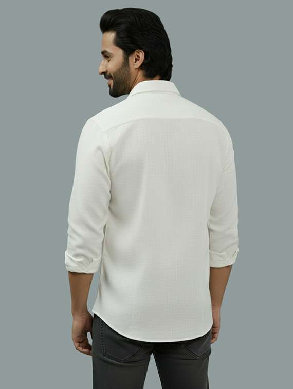 men solid long sleeve regular fit casual shirt - 22325067 -  Standard Image - 2