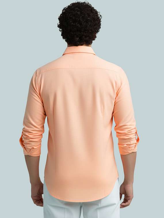 men solid long sleeve short kurta - 22326193 -  Standard Image - 2