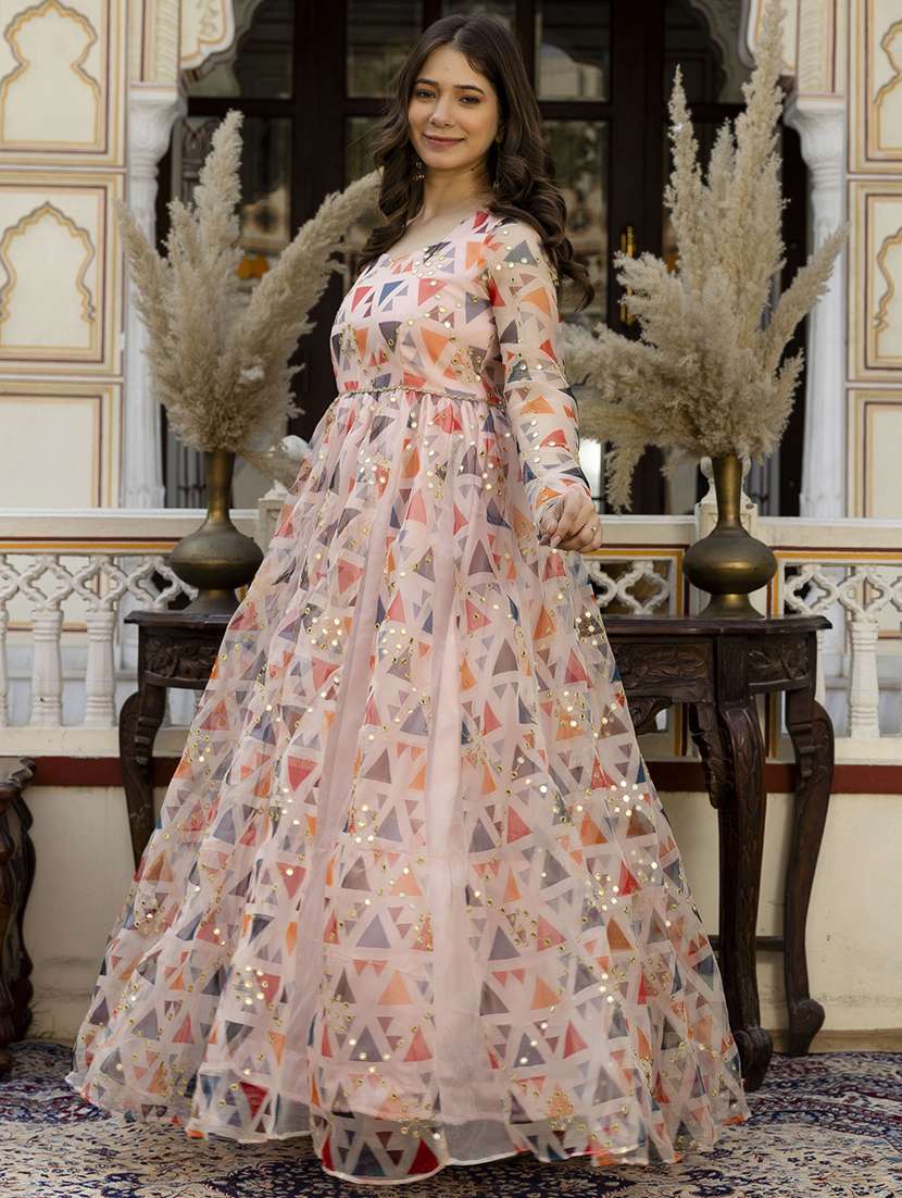women printed sweetheart neck dress - 22326551 -  Standard Image - 2