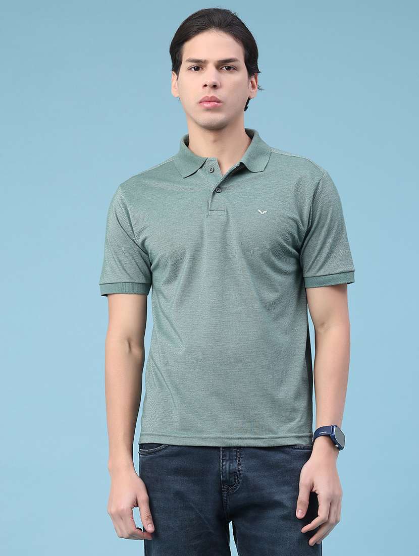 men solid short sleeve regular fit polo t-shirt - 22326553 -  Standard Image - 2