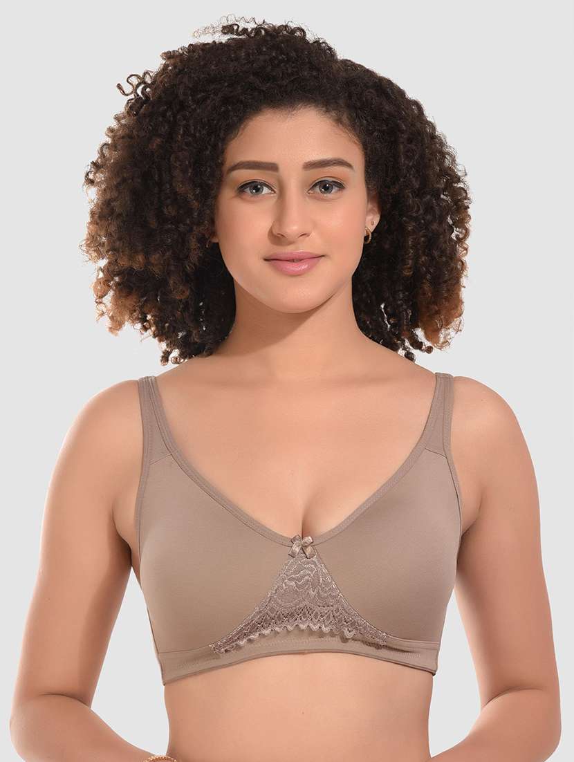 women pack of 3 solid non wired bra - 22326671 -  Standard Image - 2