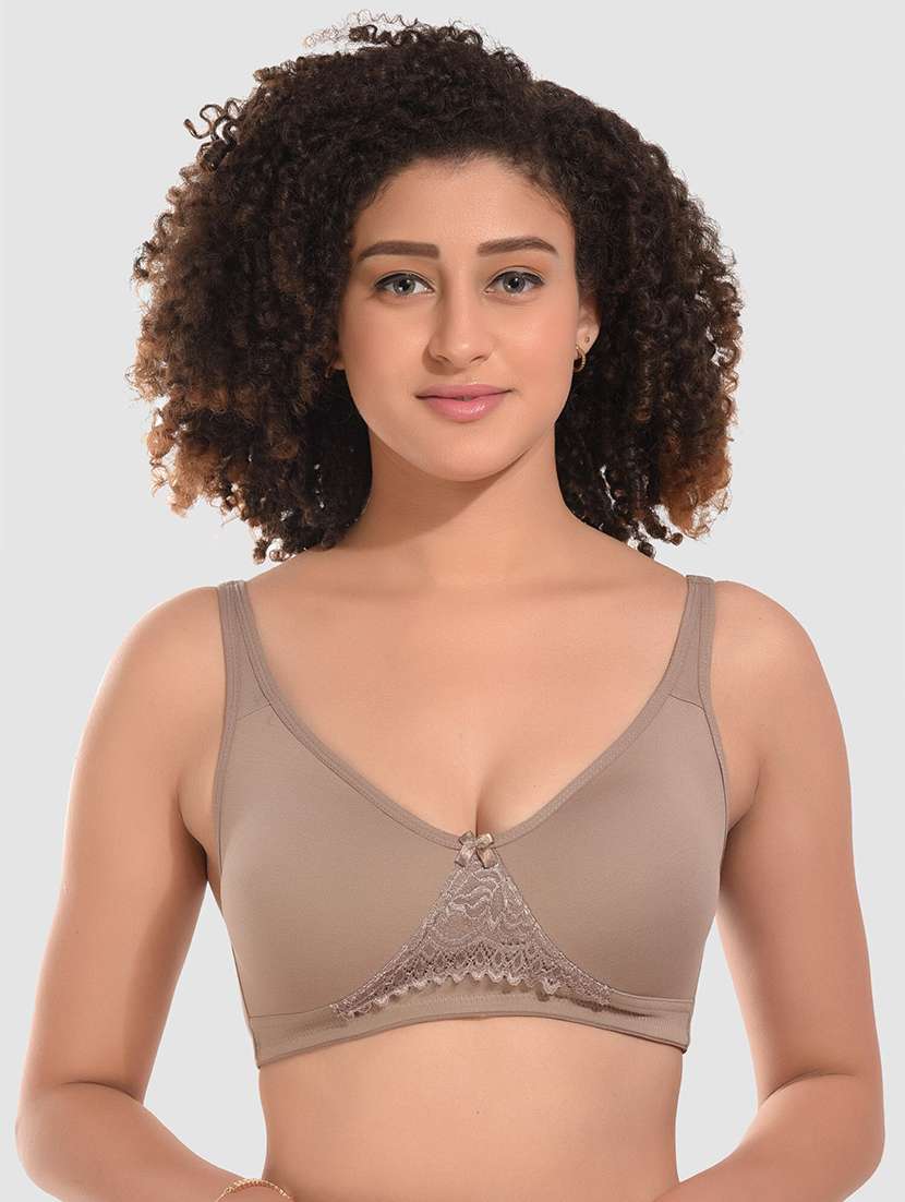 women pack of 3 solid non wired bra - 22326673 -  Standard Image - 2