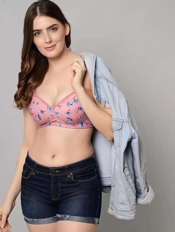 women pack of 3 printed non wired bra - 22326679 -  Standard Image - 2