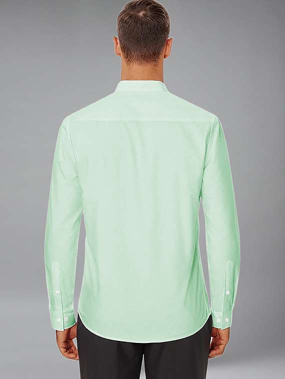 men solid long sleeve regular fit casual shirt - 22326804 -  Standard Image - 2