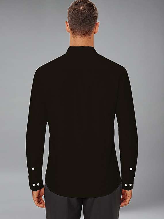 men solid long sleeve regular fit casual shirt - 22326816 -  Standard Image - 2
