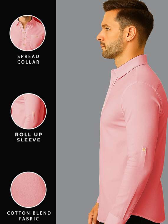 men solid long sleeve short kurta - 22327211 -  Standard Image - 2