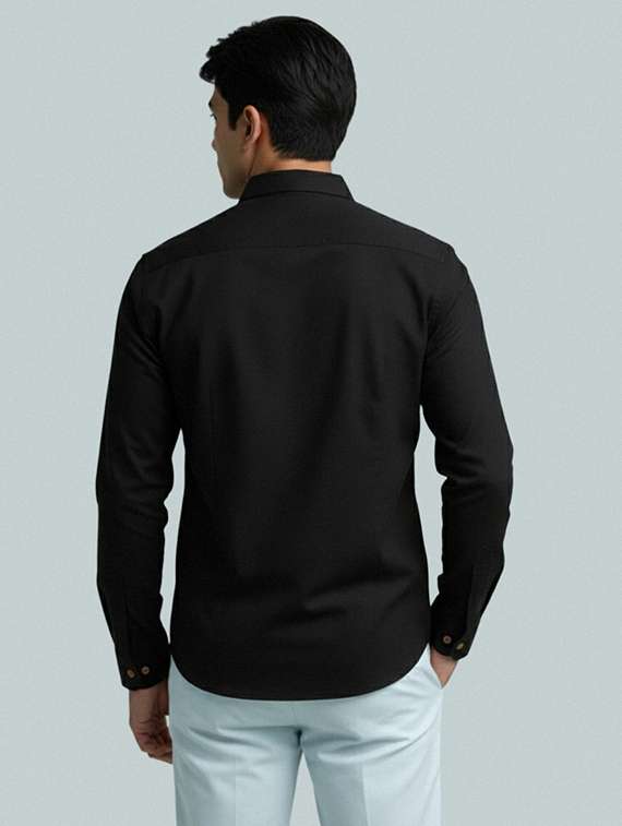 men solid long sleeve short kurta - 22327417 -  Standard Image - 2