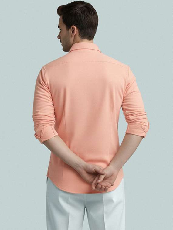 men solid long sleeve short kurta - 22327439 -  Standard Image - 2