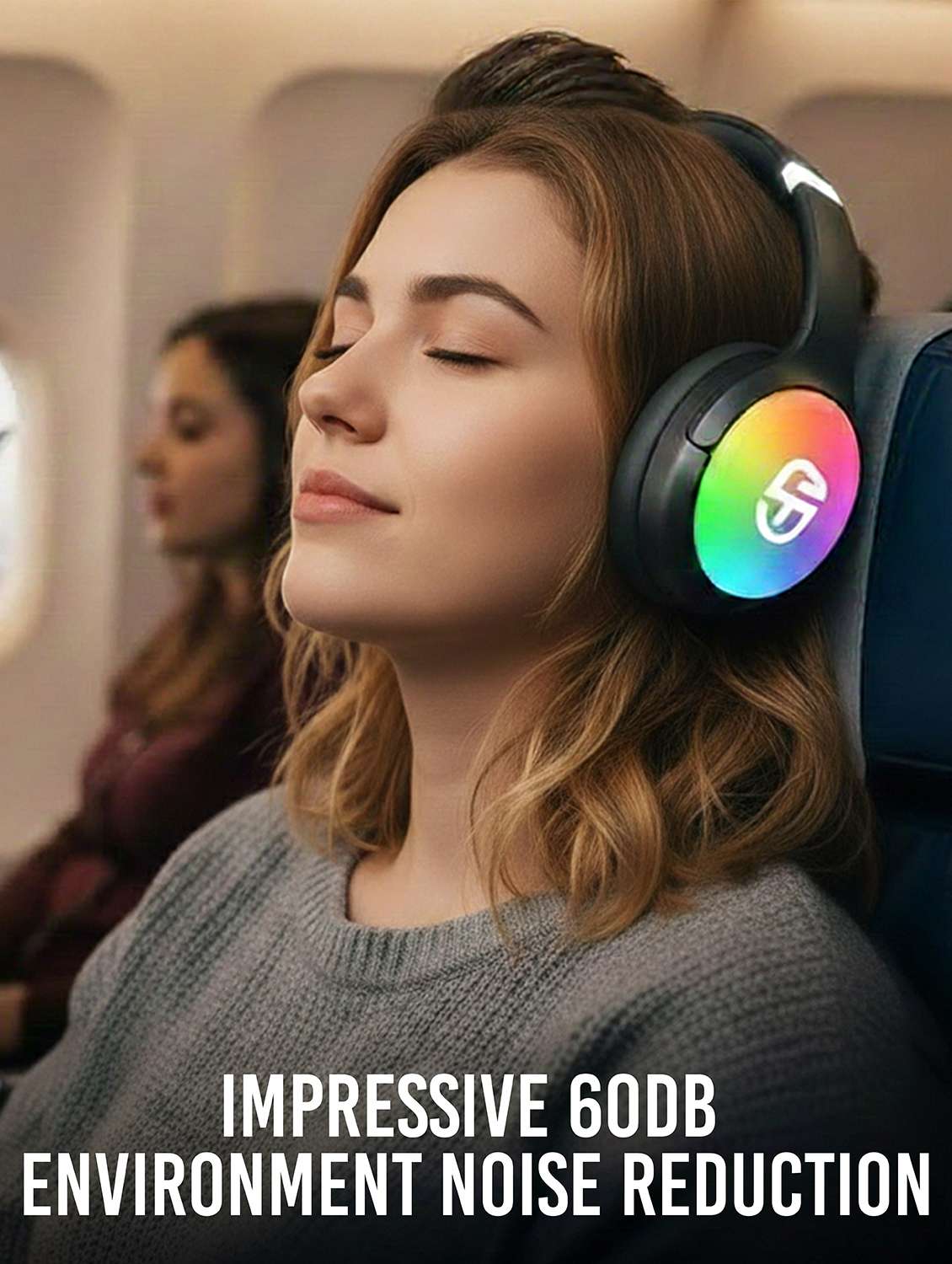 snapup snaphead glow over the head headphone (electric black) - 22327560 -  Standard Image - 7