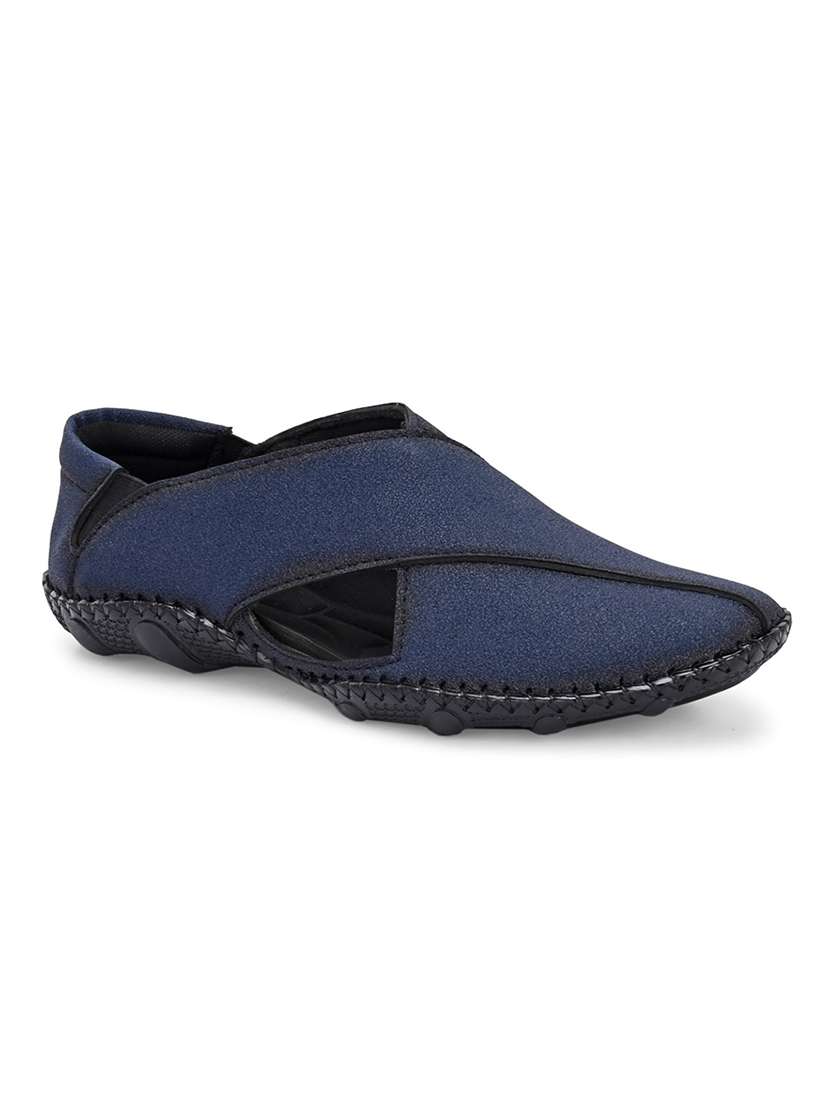 men blue slip on sandal - 22327578 -  Standard Image - 2