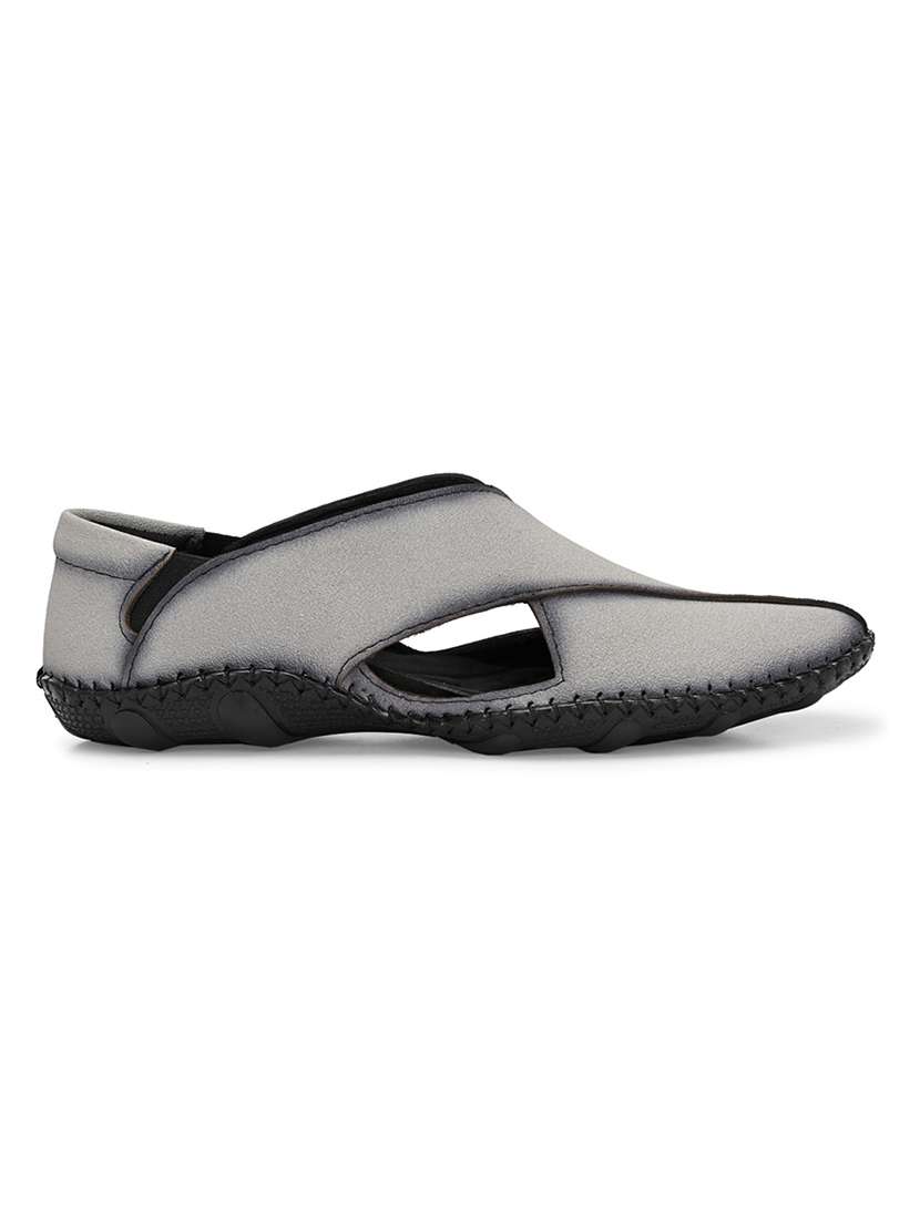 men grey slip on sandal - 22327580 -  Standard Image - 2