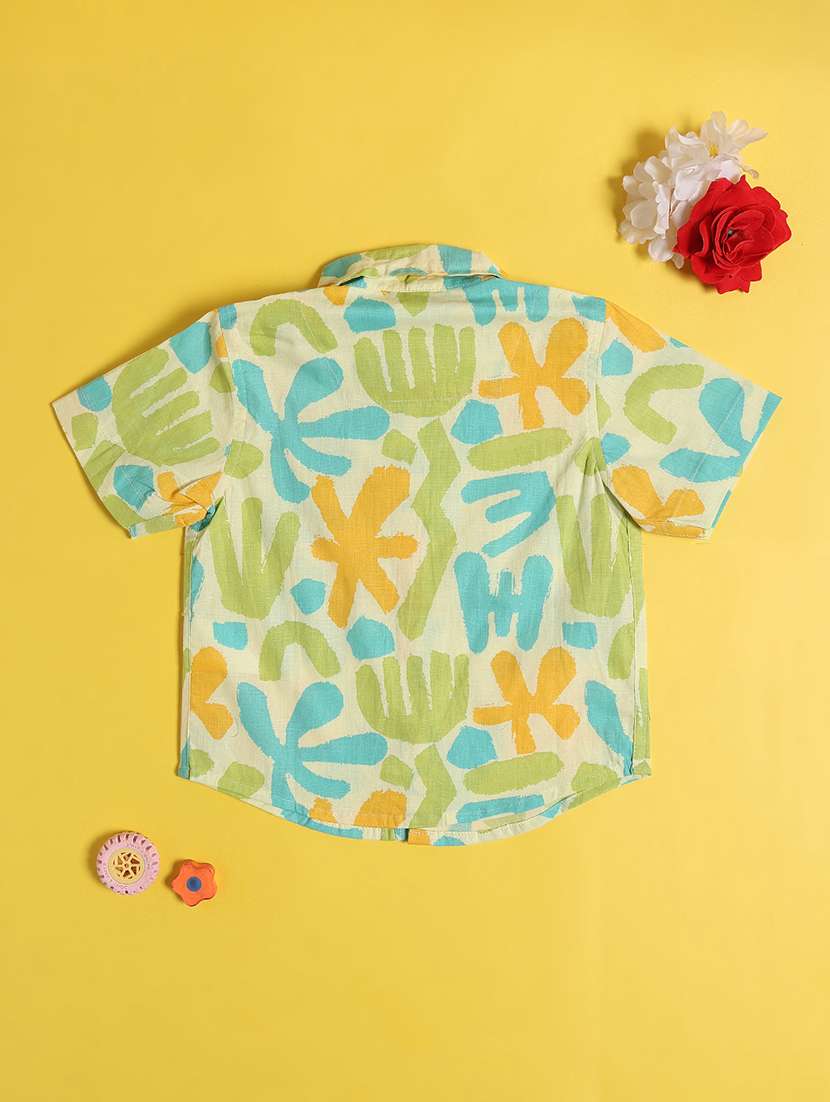 green cotton shirt - 22327742 -  Standard Image - 2