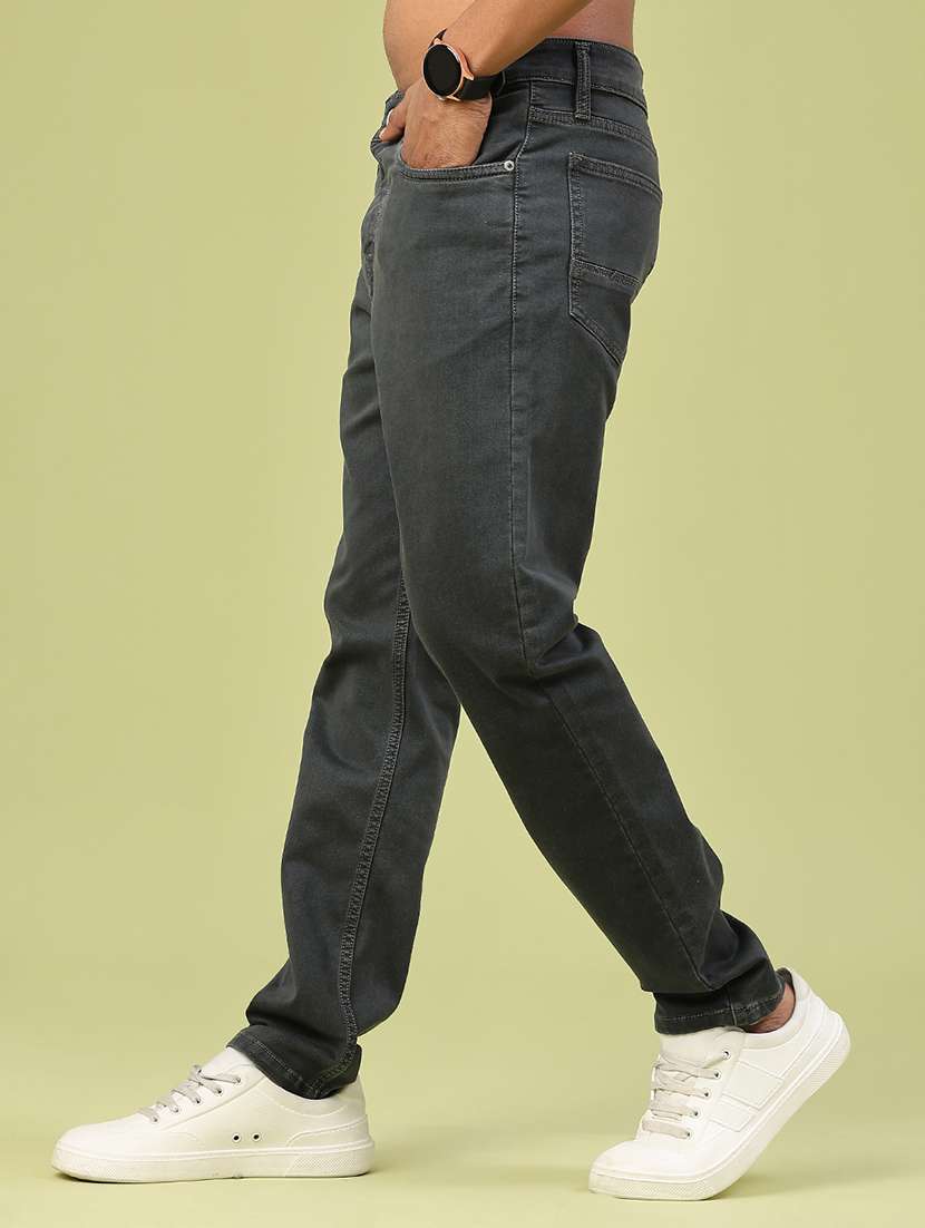 men plain mid rise full length jeans - 22328006 -  Standard Image - 2