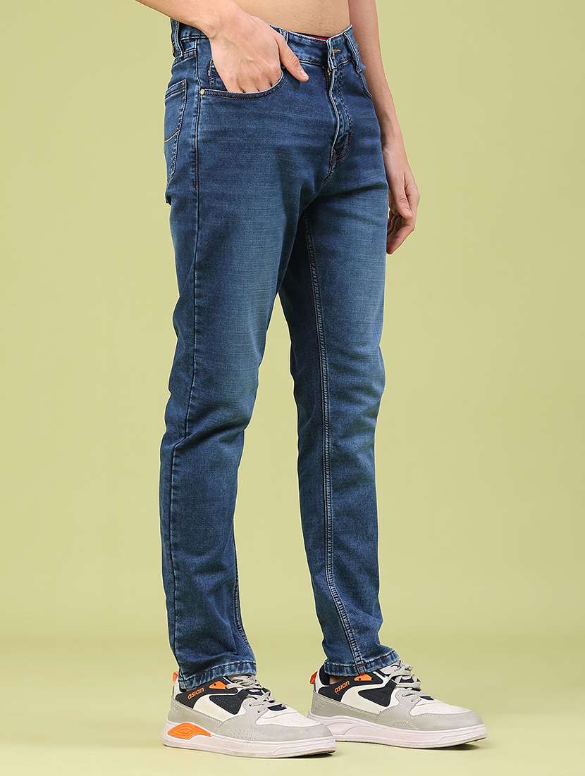 men washed mid rise full length jeans - 22328018 -  Standard Image - 2