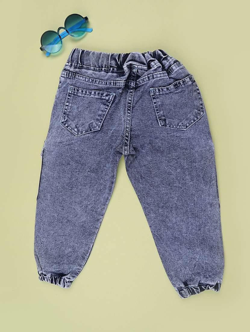 boys washed mid rise cargo jeans - 22328214 -  Standard Image - 2
