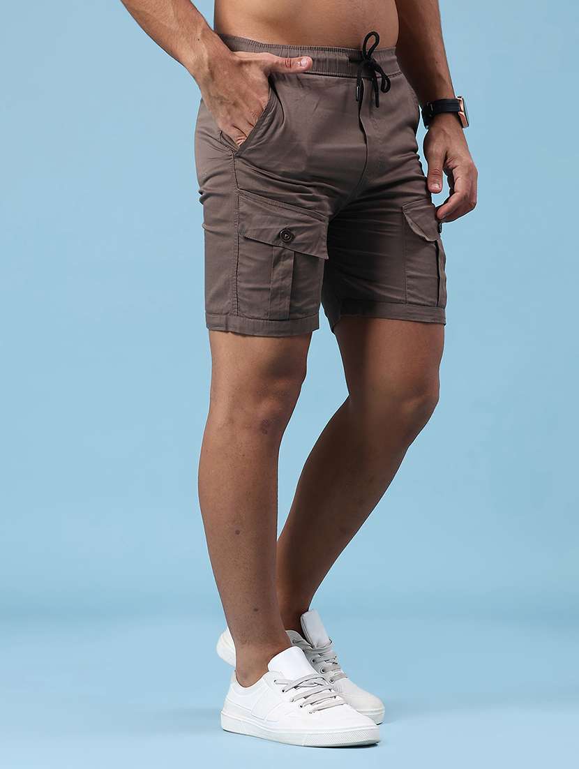 brown cotton  short - 22328241 -  Standard Image - 2